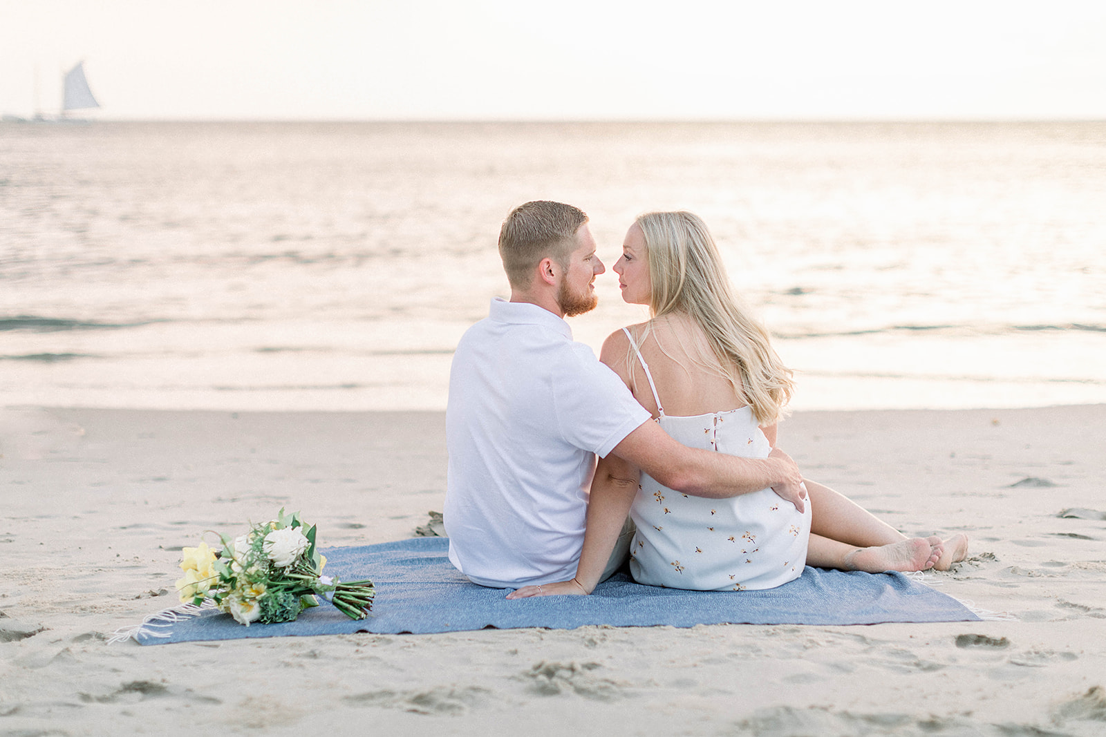 Beach engagement in Cape may New Jersey